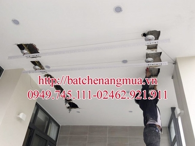 Lắp giàn phơi thông minh tại chung cư Hateco Xuân Phương