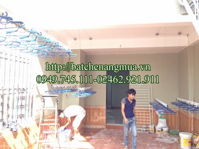 Lắp giàn phơi thông minh tại chung cư Goldmark City