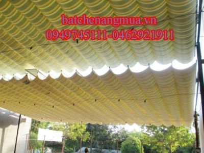 Các loại bạt che nắng mưa lắp đặt tại Vân Đồn Quảng Ninh