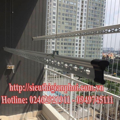 Lắp giàn phơi thông minh giá rẻ tại khu đô thị Pháp Vân 