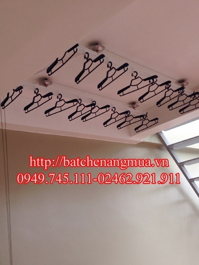 Lắp giàn phơi thông minh tại chung cư Lac Hong Lotus