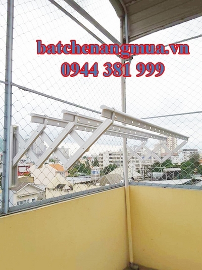 Lắp giàn phơi xếp ngang giá rẻ tại Hà Đông
