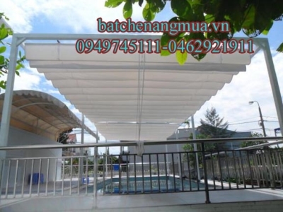 Lợi ích của việc lắp đặt mái xếp di động che nắng mưa