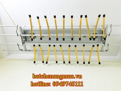 Lắp giàn phơi thông minh chung cư Học Viện Quốc Phòng
